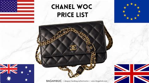 Chanel WOC Global Price List & Comparison [2024] 